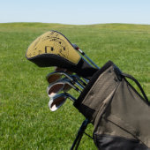 Muzieknoten met de naam Golf Head-Hoesje Golfheadcover (Insitu)