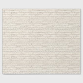 Muzieknoten met handgeschreven Vintages Cadeaupapier (Vlak)