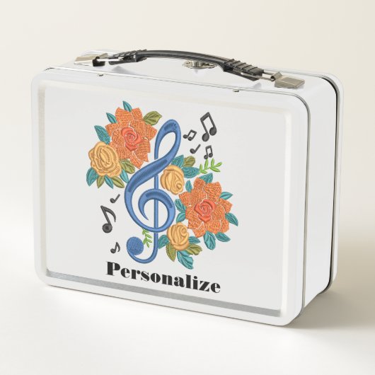 Muzieknoten Musical Clef gepersonaliseerd (Achterkant)