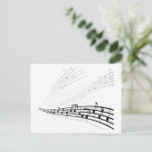 Muzieknoten ~ Musical Notation Symbols Briefkaart (Staand voorkant)
