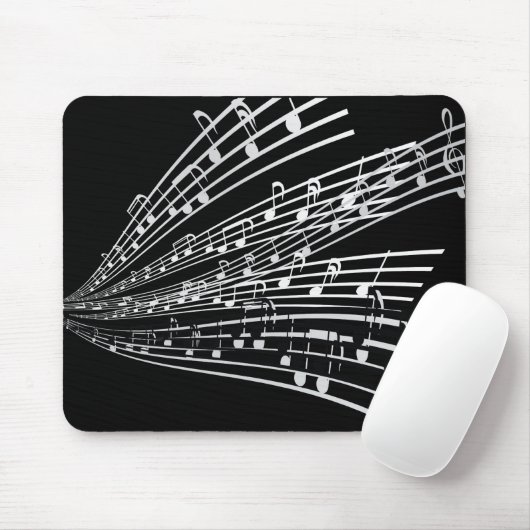 muzieknoten ~ Musical Notation Symbols Muismat (Met muis)