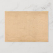  Muzieknoten Musical Wedding Reception Informatiekaartje (Achterkant)