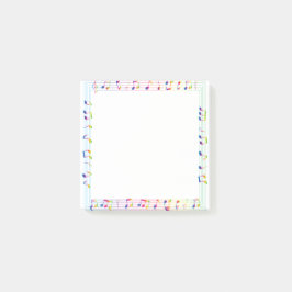 muzieknoten, muziekdocent post-it® notes