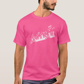 Muzieknoten Muziekinstrument Pianist Cadeau Idee P T-shirt