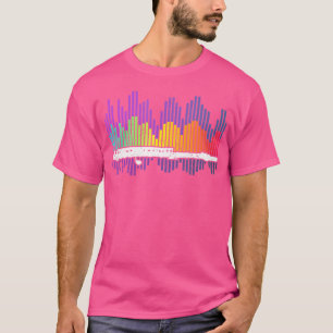 Muzieknoten Muziekinstrumenten Reinigbare schuimfl T-shirt