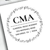 Muzieknoten Muzieklerarenopleiding Zelfinktende Stempel