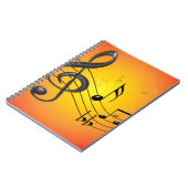 muzieknoten notebook notitieboek (Linkerzijde)