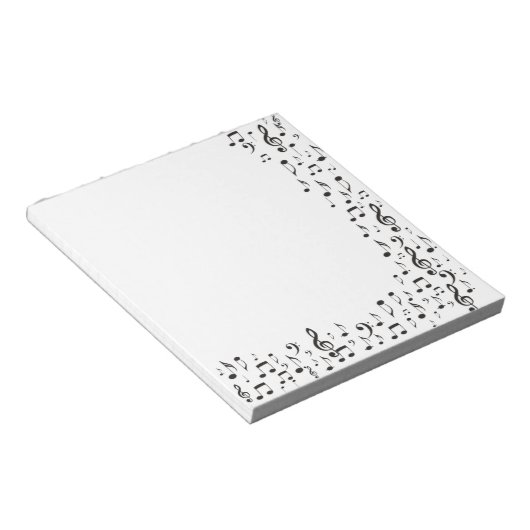 Muzieknoten Notitieblok (Schuin)