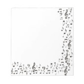 Muzieknoten Notitieblok (Voorkant)