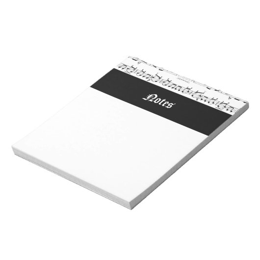 Muzieknoten Notitieblok (Linkerzijde)