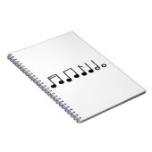 Muzieknoten Notitieboek (Rechterzijde)
