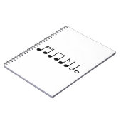 Muzieknoten Notitieboek (Linkerzijde)