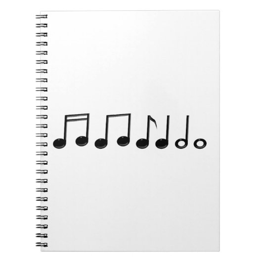 Muzieknoten Notitieboek (Voorkant)