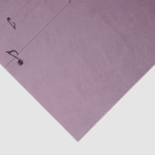 Muzieknoten Ombre Mauve Tissuepapier (Detail)
