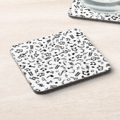 muzieknoten onderzetter (Linkerzijde)