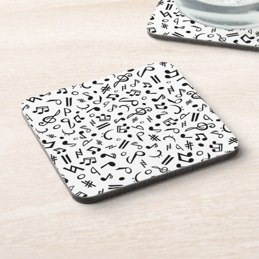 muzieknoten onderzetter (Linkerzijde)