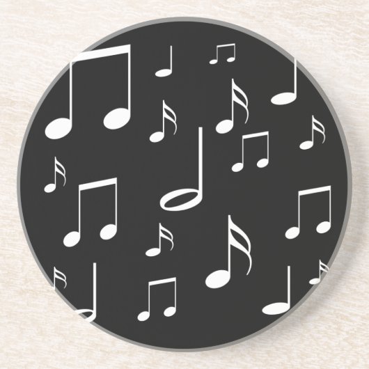 muzieknoten-onderzetter zandsteen onderzetter (Voorkant)