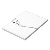 Muzieknoten op een golfformende trap notitieblok (Linkerzijde)