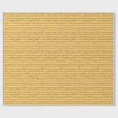 Muzieknoten op om het even welke achtergrondkleur cadeaupapier (Vlak)