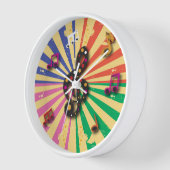 Muzieknoten op Sunsplash Background (Hoek)