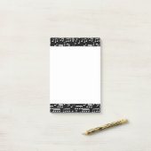 Muzieknoten Opmerkingen plaatsen Post-it® Notes (Op bureau)