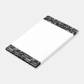 Muzieknoten Opmerkingen plaatsen Post-it® Notes (Schuin)