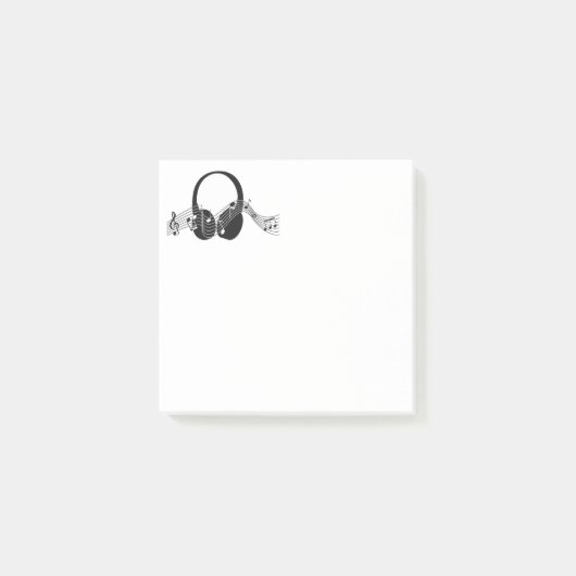 Muzieknoten Opmerkingen plaatsen Post-it® Notes (Voorkant)
