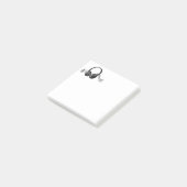 Muzieknoten Opmerkingen plaatsen Post-it® Notes (Schuin)