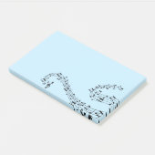 Muzieknoten Opmerkingen plaatsen Post-it® Notes (Schuin)