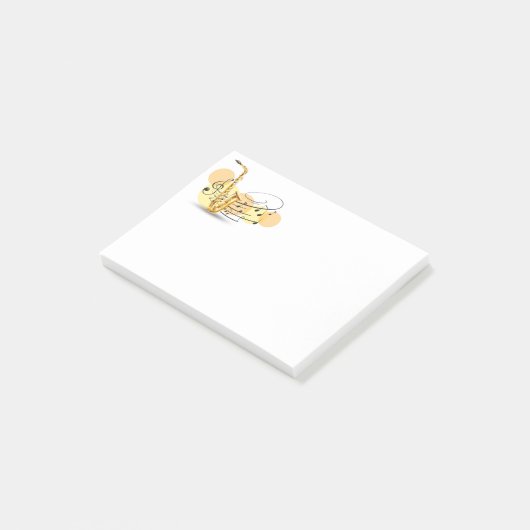 Muzieknoten Opmerkingen plaatsen Post-it® Notes (Schuin)