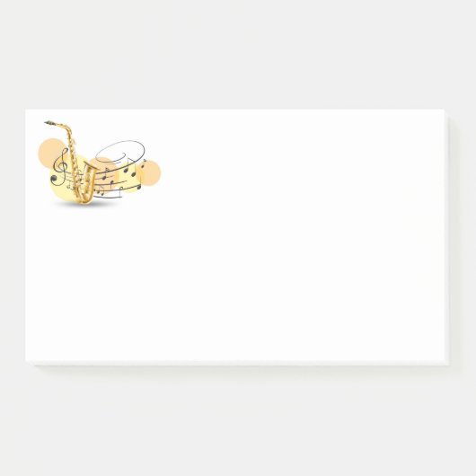 Muzieknoten Opmerkingen plaatsen Post-it® Notes (Voorkant)