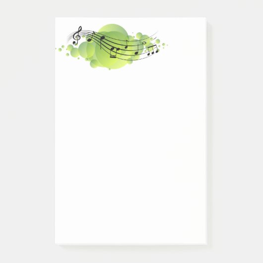 Muzieknoten Opmerkingen plaatsen Post-it® Notes (Voorkant)