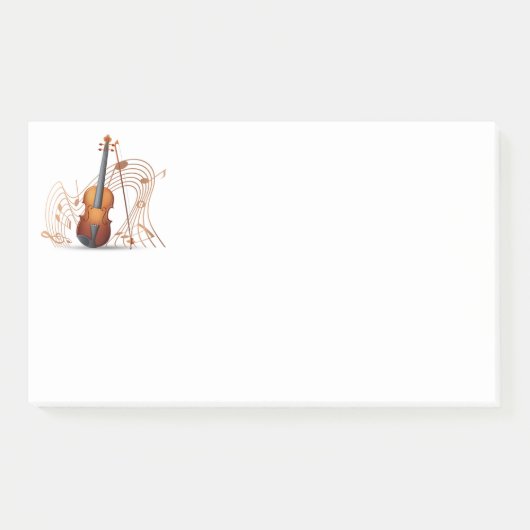 Muzieknoten Opmerkingen plaatsen Post-it® Notes (Voorkant)