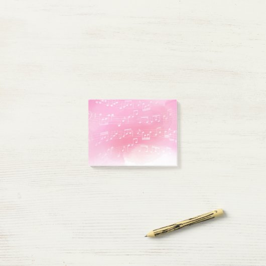 Muzieknoten Opmerkingen plaatsen Post-it® Notes (Op bureau)