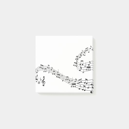 Muzieknoten Opmerkingen plaatsen Post-it® Notes (Voorkant)