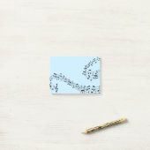 Muzieknoten Opmerkingen plaatsen Post-it® Notes (Op bureau)