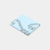 Muzieknoten Opmerkingen plaatsen Post-it® Notes (Schuin)