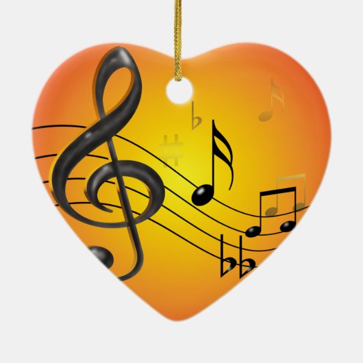 muzieknoten Ornament (Achterkant)