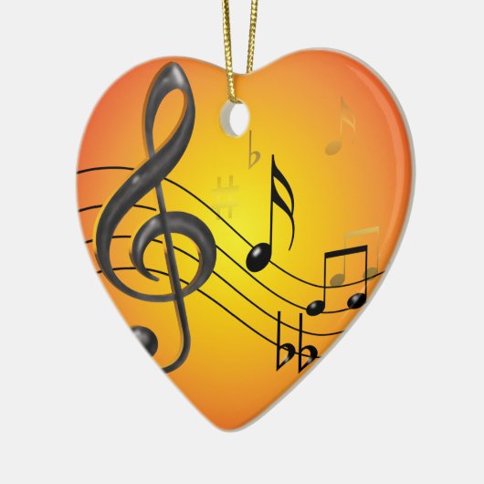 muzieknoten Ornament (Links)