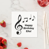 "Muzieknoten" papieren servetten (Insitu)