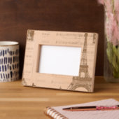 Muzieknoten Parijs Eiffeltoren Gegraveerde Lijstjes (Links)