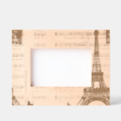 Muzieknoten Parijs Eiffeltoren Gegraveerde Lijstjes (Voorkant)