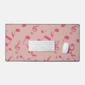 Muzieknoten patroon bureaumat (Keyboard & Muis)