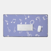 Muzieknoten patroon bureaumat (Keyboard & Muis)