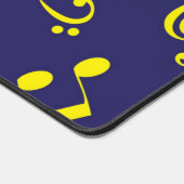 Muzieknoten patroon bureaumat (Hoek)