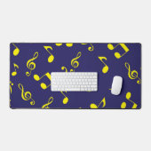 Muzieknoten patroon bureaumat (Keyboard & Muis)
