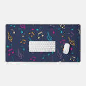Muzieknoten patroon bureaumat (Keyboard & Muis)