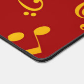 Muzieknoten patroon bureaumat (Hoek)