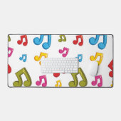Muzieknoten patroon bureaumat (Keyboard & Muis)