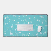 Muzieknoten patroon bureaumat (Keyboard & Muis)